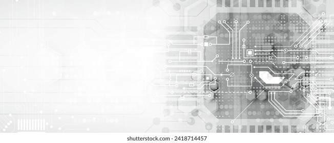 Abstract data background. Futuristic technology style. Elegant digital  background for business cyber presentations. Vector Art.