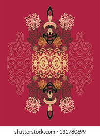 abstract decor japan style