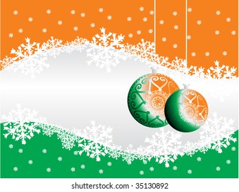 abstract decorated modern pattern background with hanging ball
