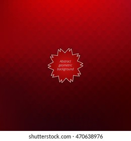 Abstract decoration backdrop. Christmas pattern red. Colorful geometric. Graphic design. Vector illustration. 