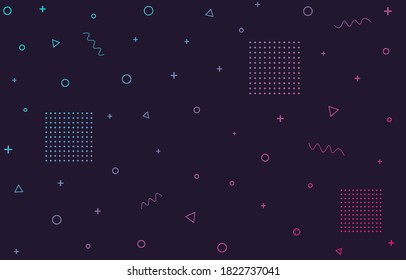 Abstract decoration background. Geometric shapes. Vector illustration. EPS 10