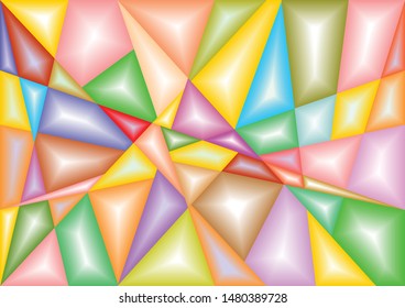 Abstract decoration background, a mosaic made of shiny semi-precious stones