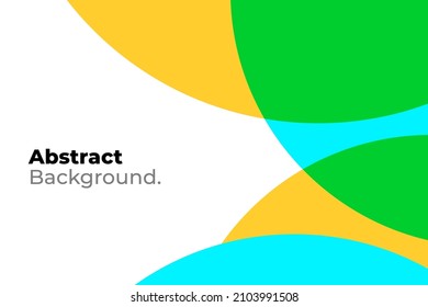 Abstract decoration background. Rounded shapes composition. For brochure, flyer, cover and presentation design