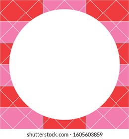 Abstract decoration background. Shapes vector pattern. Fill text card.
