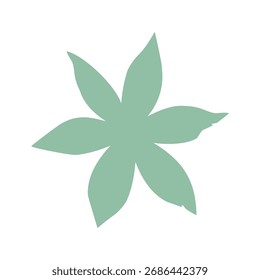 Decoración Abstractas Flor Boho Plantilla Ilustración Vector