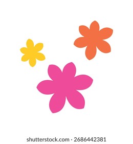 Vetor de ilustração de modelo de boho de flor de decoração abstrata
