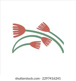 Abstract Decoration Flower Vector Design