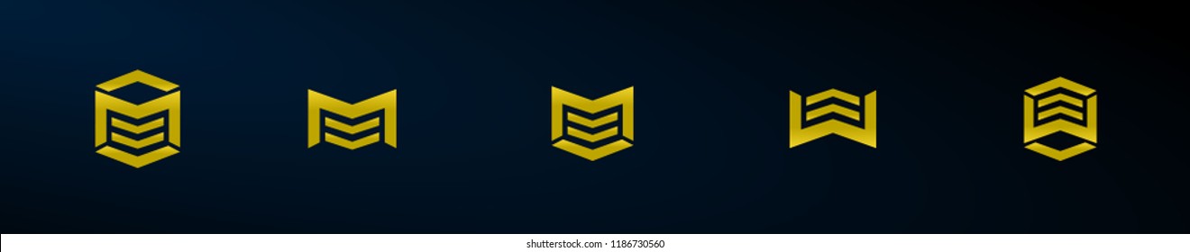abstract decoration logo, Set of abstract vector company business logo icons popular web concepts, logo with philosopy mean energy grow dream creative and spirit