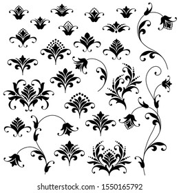 Abstract decoration material that can be used for ornament