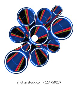 Abstract decoration style