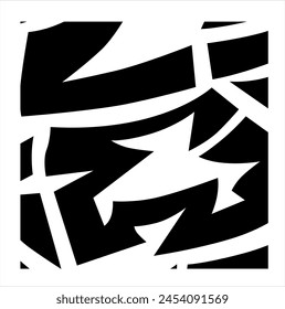 abstract decoration from tribal shape