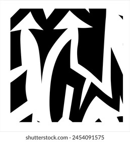 abstract decoration from tribal shape