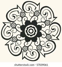 abstract decoration, vector design elements