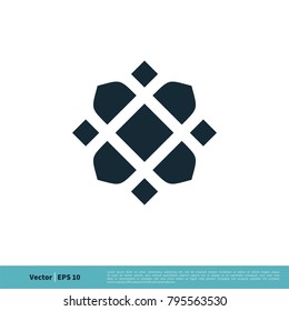 Abstract Decoration Vector Icon Logo Template Illustration Design. Vector EPS 10.
