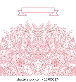 Abstract decoration. Vector illustration.