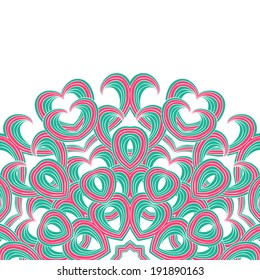 Abstract decoration. Vector illustration. 