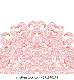 Abstract decoration. Vector illustration. 