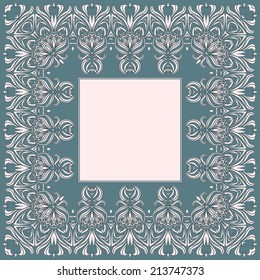 Abstract decoration vintage background with space for your text. Suitable for various designs, invitation, thank you card, save the date cards and scrapbooking. Vector illustration.
