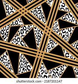Abstract decorative animal skin pattern. Vector Illustration.