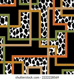 Abstract decorative animal skin pattern. Vector Illustration.