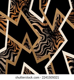 Abstract decorative animal skin pattern. Vector Illustration.