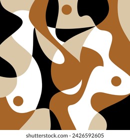 Abstract decorative artistic pattern. Vector Illustration.