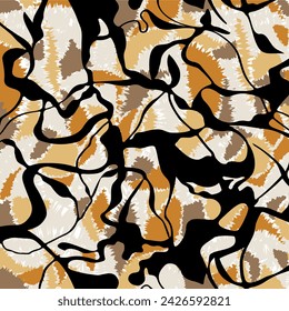 Abstract decorative artistic pattern. Vector Illustration.