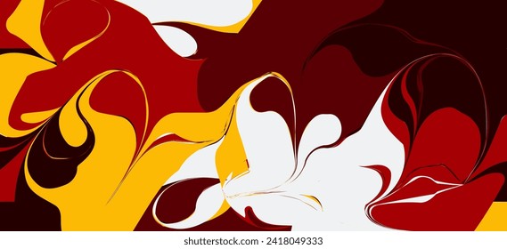 diseño de forma asimétrica decorativa abstracta. puede utilizarse para diversos fines. incluyendo banner, fondo, afiche, diseños de identidad, arte mural y más