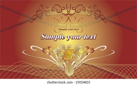 Abstract decorative background for holiday’s cards. Vector