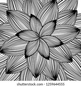 Abstract decorative background flower petals. Vector