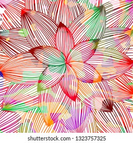 Abstract decorative background flower petals. Vector