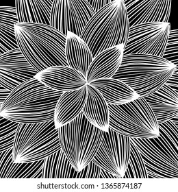 Abstract decorative background flower petals. Vector