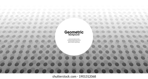 Abstract decorative background with geometric shapes in gray and white gradations. It is suitable for posters, flyers, banners, websites, etc. Vector illustration