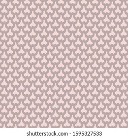 Abstract decorative background made of pink petals with brown outline. Wallpaper pattern. Wrapping paper.