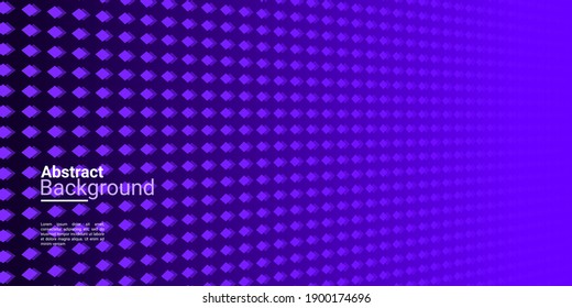 Abstrakter dekorativer Hintergrund mit violettem Farbverlauf-geometrischen Formen. Es eignet sich für Poster, Flyer, Banner, Websites usw. Vektorgrafik