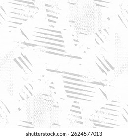 Fondo decorativo Abstractas con rayas rectas. Textura de líneas de Vertical grunge monocromo de semitono. Patrón gráfico caótico. Ilustración vectorial de patrón sin fisuras, fondo geométrico Abstractas