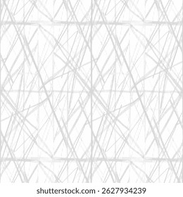 Fondo decorativo Abstractas con rayas rectas. Textura de líneas de Vertical grunge monocromo de semitono. Patrón gráfico caótico. Ilustración vectorial de patrón sin fisuras, fondo geométrico Abstractas