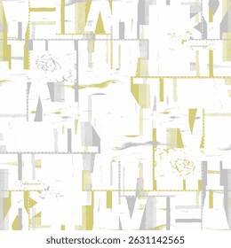 Fundo decorativo abstrato com listras retas.Meio-tom monocromático grunge textura de linhas verticais. Padrão gráfico caótico. Ilustração vetorial de padrão sem emenda , Fundo geométrico abstrato