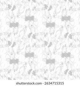 Abstract decorative background with straight stripes.Halftone monochrome grunge vertical lines texture. Chaotic graphic pattern. Vector illustration of seamless pattern , Abstract geometric background
