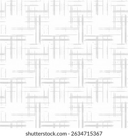 Fondo decorativo Abstractas con rayas rectas. Textura de líneas de Vertical grunge monocromo de semitono. Patrón gráfico caótico. Ilustración vectorial de patrón sin fisuras, fondo geométrico Abstractas