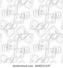 Abstract decorative background with straight stripes.Halftone monochrome grunge vertical lines texture. Chaotic graphic pattern. Vector illustration of seamless pattern , Abstract geometric background