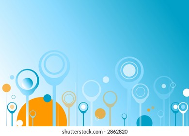 Abstract decorative background in vector - look at my portfolio to other illustrations