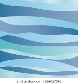 Abstract decorative blue waves background