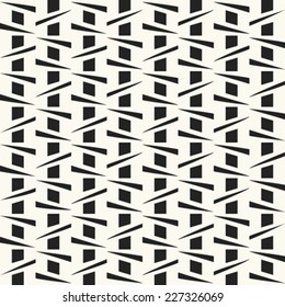 Abstract decorative cactus prickle striped background in black and white. Seamless pattern. Vector.