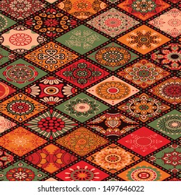 Abstract Decorative Carpet Style Pattern Design