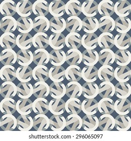 Abstract decorative chain mail grid texture. Seamless pattern.