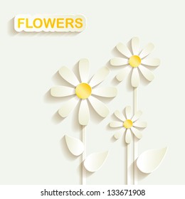 Abstract decorative Chamomile