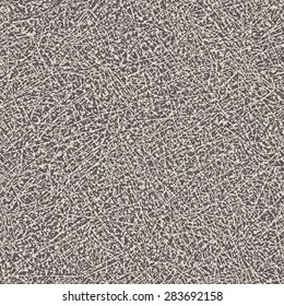 Abstract decorative chaotic shapes grungy textured seamless pattern.