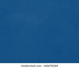 Abstract Decorative Classic Blue Stucco Wall Background. Grunge Texture.