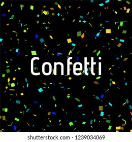 Abstract decorative colorful confetti background vector